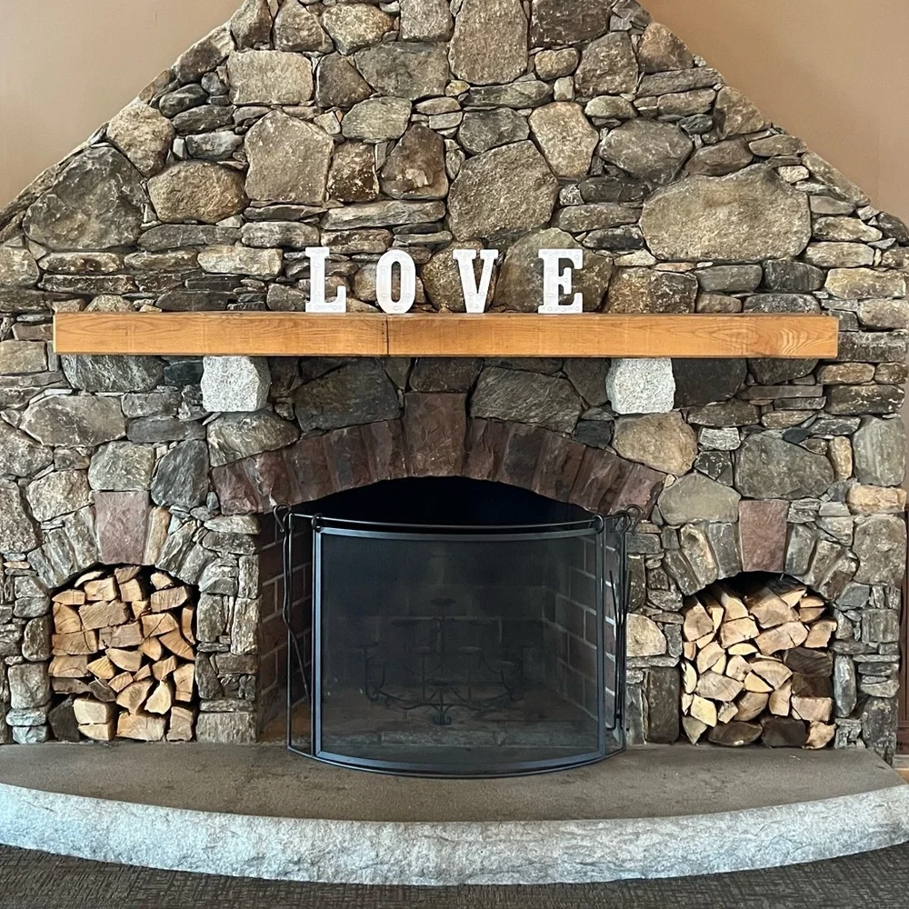 8.3in tall light up LED L.O.V.E letters. Batteries included.